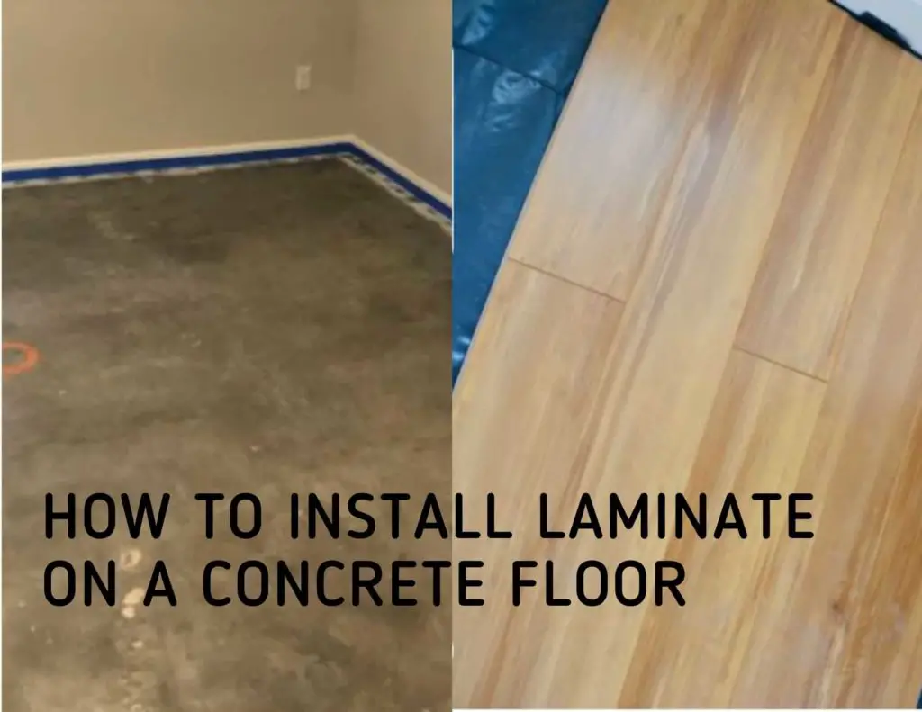 How To install Laminate flooring on concrete